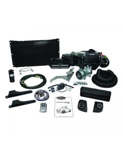 Chevy & GMC Truck Air Conditioning Kit, In Dash, Sure Fit, Gen IV, With Chrome Heater Control, 1955-1957