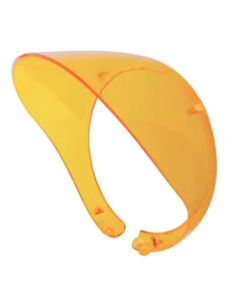 Chevy 4" Peep Mirror Transparent Plastic Visor