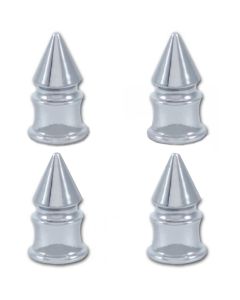 Chevy Or GMC Truck Valve Stem Caps, Chrome Spike, 1947-1987