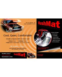 Hushmat Ultra Insulation, Floor Pan, For Chevy S-10 & GMC S-15, 1982-2004
