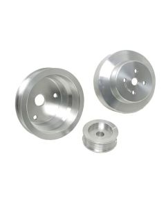 GM Truck 4.3/5.0/5.7L BBK 3-Piece Underdrive Aluminum Pulley Kit, 1988-1995