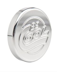Chevy Or GMC Truck Radiator Cap, 13 Lb, Be Cool, Round Style, Billet, Natural Finish