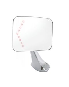 1970-72 Chevy-GMC Truck Outside Door Mirror With LED Turn Signal Left