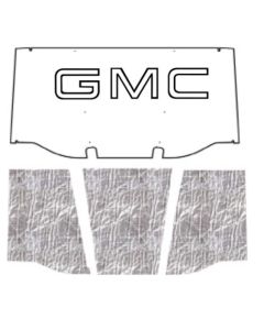 GMC Truck Under Hood Cover, Quietride AcoustiHOOD, 3-D Molded, With Logo, 1969-1972