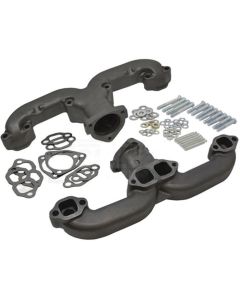 1947-1987 Chevy/GMC Truck Small Block "Rams Horn" Exhaust Manifolds, 2.5"