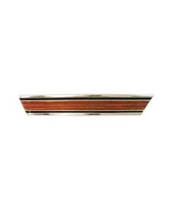 Chevy Or GMC Truck Lower Bed Molding, Woodgrain, Rear, Shortbed, RH  1969-1972