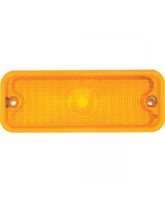 Chevy or GMC Parking Light Lens, Amber, Diffused With Silver Side R/H 1973-1974