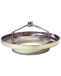 1949-1954 Chevy Air Cleaner Base For Two Barrel Carburetor, Chrome, 2 5/8"