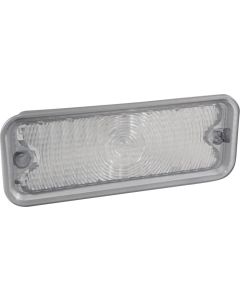 1975-80 Chevy-GMC Truck Park Lamp Lens-Clear-Diffused With Silver-Left