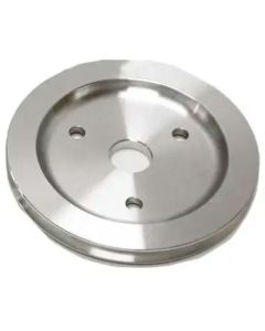 Chevy Small Block Aluminum Crankshaft Pulley, Small Water Pump, 1 Groove