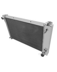 Chevy Or GMC Champion Aluminum Radiator, Three Row, For Truck, K5 Blazer, Jimmy & Suburban, 6-Cylinder, 1967-1972