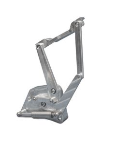 Chevy Truck Billet Aluminum Hood Hinges, For Fiberglass Or Carbon Fiber Hood, Machined Finish, 1960-1966