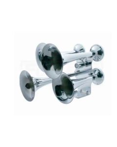 4 Trumpet Chrome Train Horn