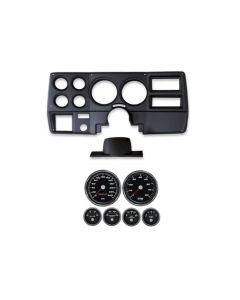 Chevy or Gmc Truck Classic Dash Complete Six Gauge Panel With Autometer Phantom II Electric Gauges, 1970-1981