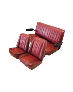 Chevy Blazer Or GMC Jimmy, Front Bucket Seat Upholstery Cover Set, Vinyl With Velour Inserts, 1977-1987
