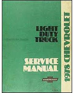 1978 Chevy Truck Shop Manual