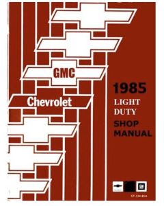 Chevy Truck Shop Manual, 1985