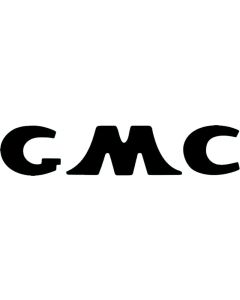 Chevy Truck "GMC" 2 3/4" X 5 1/2" Letter Tailgate Name Decal 1947-1954