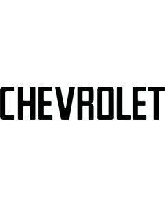 "CHEVROLET" Tailgate Letters 5 3/16" By 2 3/4", Fleetside, 1958-1966