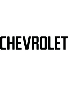 "CHEVROLET" Tailgate Letters 5" By 25 1/2", Fleetside, 1967-1972