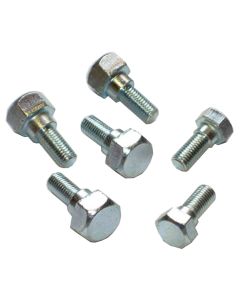 Chevy Button Hood Hinge Bolt Kit, Polished, 1955-1956