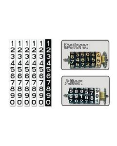 Chevrolet(r) Truck White Face Odometer Refresh Kit, 1948