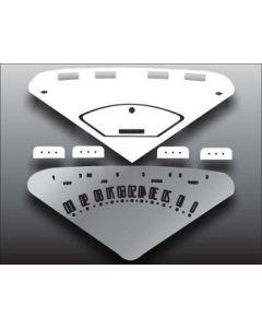 Chevrolet(r) Suburban White Face Gauge Overlay, 1957