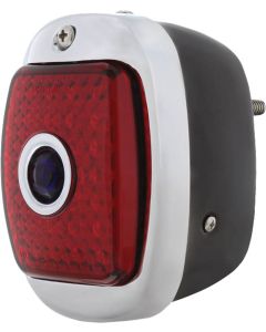 Chevy Or GMC Truck LED Taillight With Blue Dot, Black Housing, Right, 1947-1953