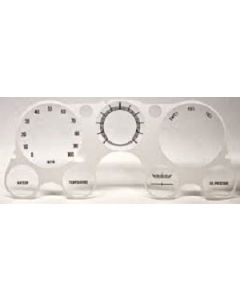 Chevrolet® K5 Blazer Instrument Cluster Replacement Lens,Clear, 1969-1972