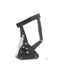 Chevy Truck - Billet Aluminum Hood Hinges, Matte Black, Steel Hood, 1967-1972