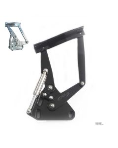 Chevy Truck - Billet Aluminum Hood Hinges, Anodized, Steel Hood, 1967-1972