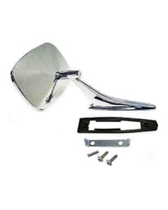 Exterior Door Mirror Assy; Right, 1970-1972