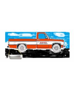 73-87 Right Quater Panel Lower Right Rear Section Chevy/GMC Pick-Up 8FT Bed