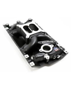  Intake Manifold,EdelbrockVortec AirGap Small Block Chevy with Vortec/E-Tec Heads