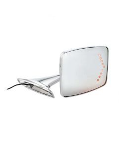 1973-1987 Chevy-GMC Truck Outside Door Mirror With LED Turn Signal, Convex-Right