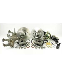 1963-70  Chevy-GMC Truck Legend Series Power Front Disc Brake Kit-6 Lug-2" Drop