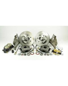 1963-70 Chevy-GMC Truck Legend Series Power Front Disc Brake Kit-2" Drop-6 Lug