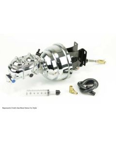 1947-54 Chevy-GMC Truck Master Cylinder-Booster 1-1/8 Bore-Chrome