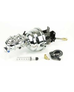 1963-70 Chevy-GMC Truck Master Cylinder-Booster 1" Bore-Chrome