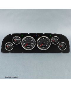 1961-63 Chevy Truck New Vintage USA 6 Gauge Performance Series Package-Black
