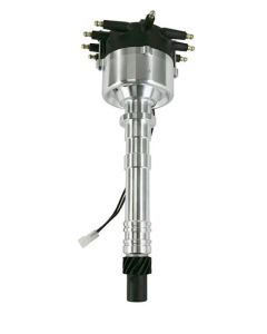 Black Super Conductor SB Chevy For Use With Low Profile Distibutor