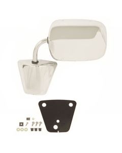 1973-1987 Chevy-GMC Truck Door Mirror, Stainless Steel