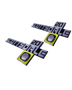 1981-88 Chevy Truck Fender Emblems, Scottsdale 20