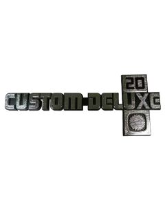 1981-88 Chevy Truck Fender Emblems, Custom Deluxe 20