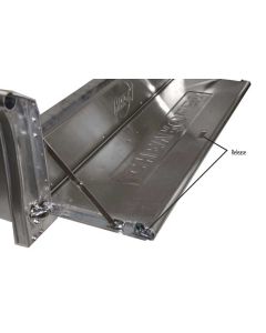 1941-46 Chevy-GMC Truck Pushbutton Tailgate- Stepside, Smooth With Zinc Links