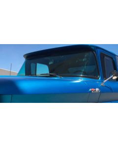 1960-63 Chevy Truck Windshield, Smoke Gray Tint Without Shade Band