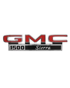 1971-1972 GMC Truck Front Fender Emblem, “GMC 1500 Sierra”, Sold as a Pair