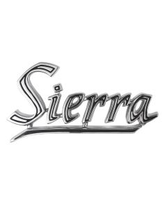 1969-1972 GMC Truck Rear Quarter Emblem, “GMC Sierra”, Sold as a Pair