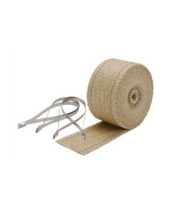 Pipe Wrap & Locking Ties Kit - Tan - 2 in x 25 ft