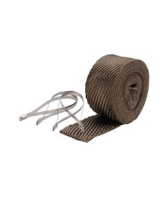 Pipe Wrap & Locking Ties Kit - Titanium - 2 in x 25 ft